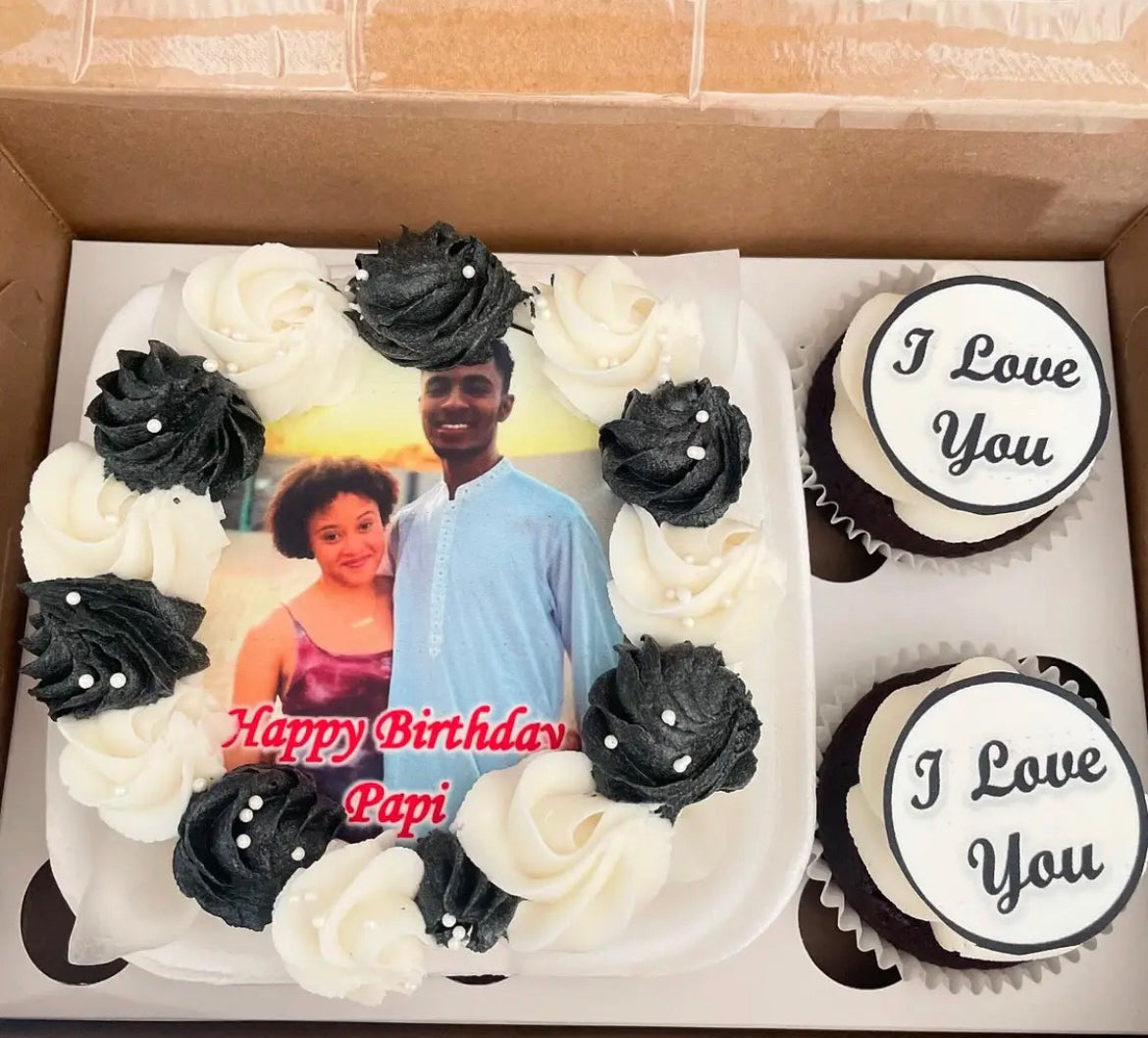 Edible picture/calendar bento box