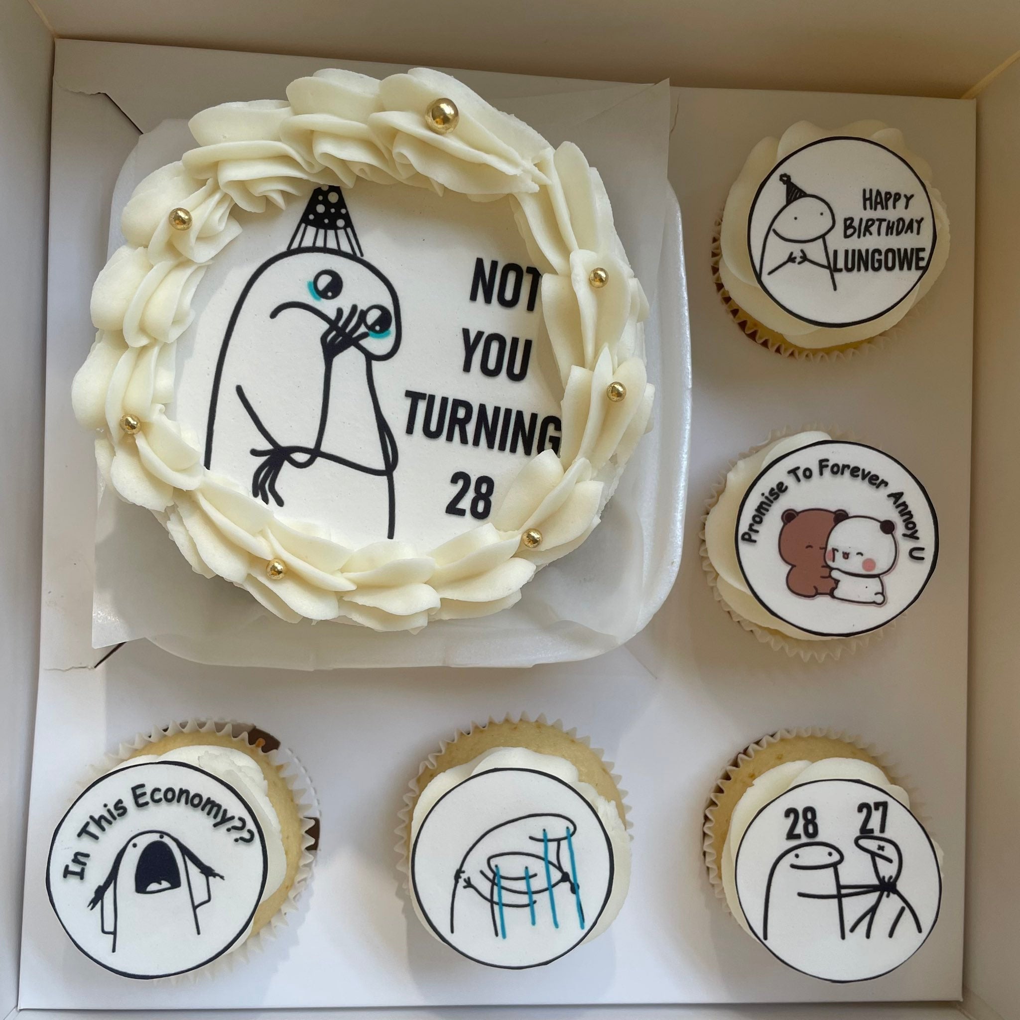 Edible picture/calendar bento box