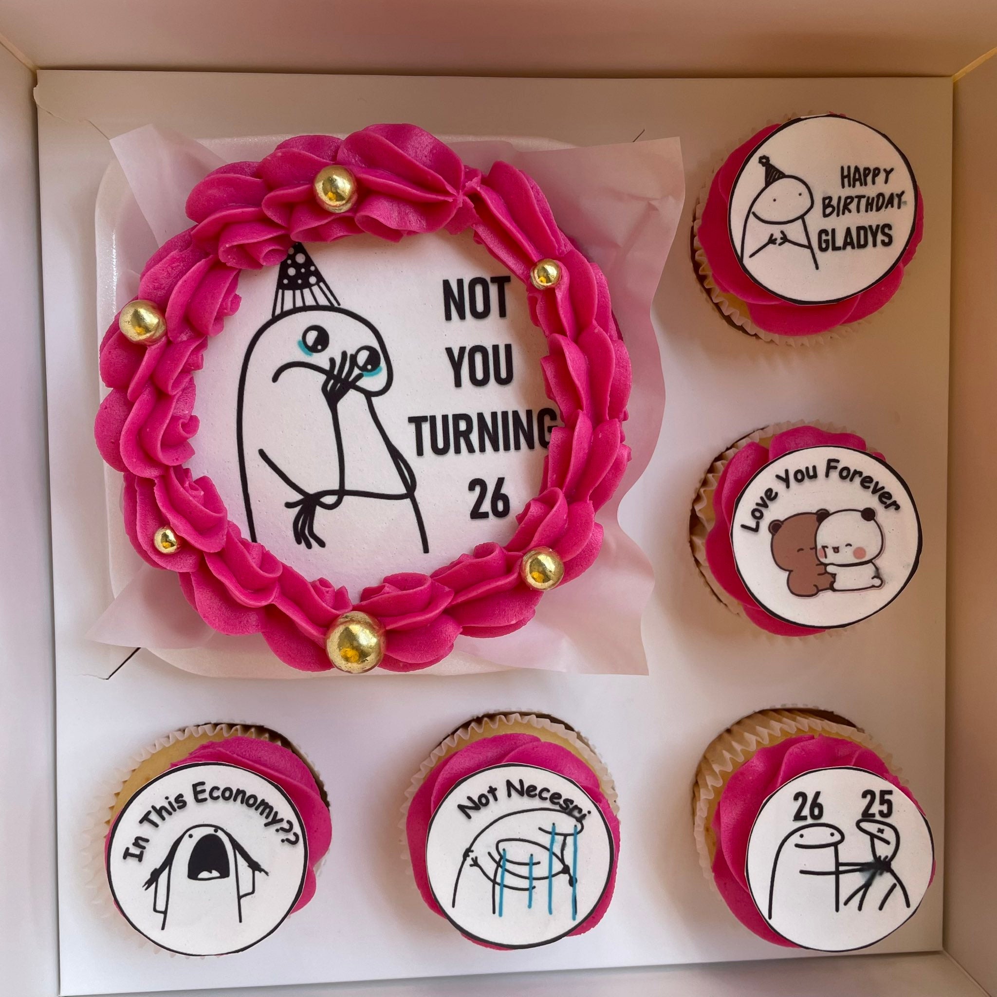 Edible picture/calendar bento box