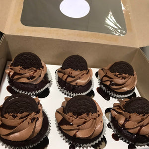 Chocolate Oreo cupcakes